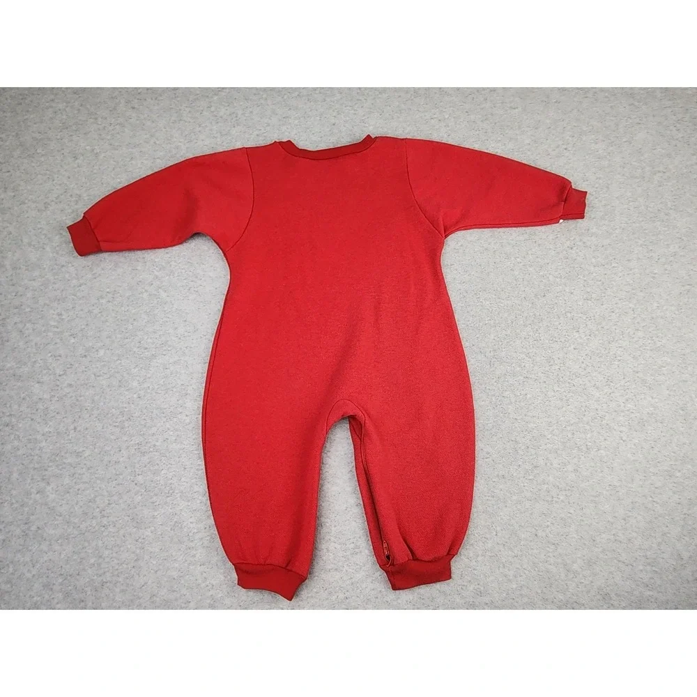 Vintage Ohio State Buckeyes One Piece Toddler Zip Suit Romper Football 24 Months